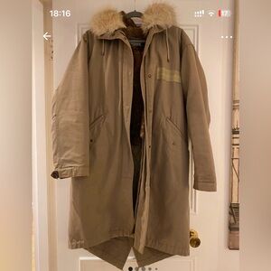 Yves Salomon Parka. Very good condition only worn a couple of times.